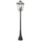 Z-Lite Talbot 4 Light Outdoor Post Mounted Fixture, Oil Rubbed Bronze And Seedy 579PHXLXR-564P-ORB - alternate 1